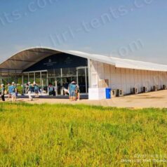 25x50m Custom Arch Tent Durable Exhibition Marquee