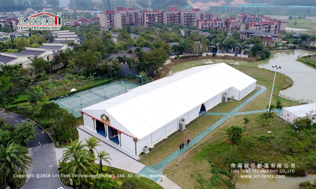 clear span tent for wedding