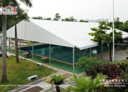 The Swimming Pool Added A Big Top Marquee Double The Daily Opening Hours