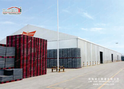 Large Industrial Tent Erection Time And Extension Capacity