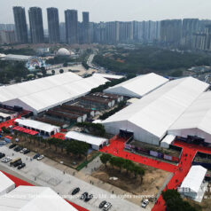 Large Event Marquee for Textile Garment Exhibition