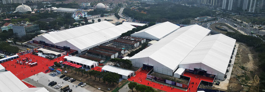 Large Event Marquee for Textile Garment Exhibition